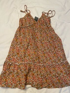 Wild Fable Floral Spaghetti Strap Mini Dress